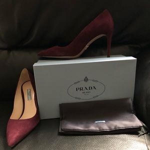 Prada Suede Pumps